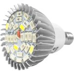 Cultivez l'ampoule de la lampe 28w  spectre complet men pour la croissance de l'ampoule de croissance ...