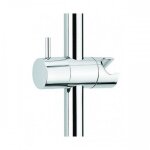 Curseur ajustable pour barre de douche - diam�tre 25 mm - chrom� valentin