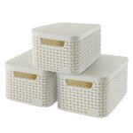 Curver bote de rangement style avec couvercle 3 pcs s 33617 - 885 - 00