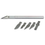Cutter de précision livré avec 5 lames Cutter de précision livré avec 5 lames