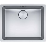 Cuve mythos inox myx 110 - 50 - 540 x 440 x 200 mm - sous - meuble 60 cm - vidage manuel - franke