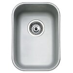 Cuve sous plan - teka - inox 18 / 10 - profondeur 180 mm - bonde � panier 90 mm - finition lisse