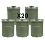 Cuve de stockage eau 3000l - lot de 10