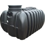 Cuve de stockage d'eau enterre horizontale 5000l