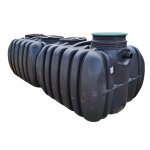Cuve de stockage d'eau enterre horizontale 8000l