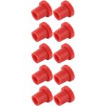 Cyclingcolors - 10x bouchon de graisseur mati�re plastique couleur rouge capuchon protection