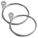 Cyclingcolors 2x cable souple tondeuse 1. 5 mm 2. 5 m avec t�te oeillet Ø6. 5 mm motoculture tracteur ...