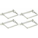 Cyclingcolors - 4x goupille carr�e diam�tre 4, 5mm x longueur 46mm rapide acier clip circlip remorque ...