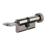 Cylindre � bouton - s�ret� - nickel� - 5 cl�s brevet�es - 30xb30 - velix vachette