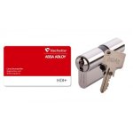 Cylindre double hdi + a2p * - 30 x 40 mm - laiton nickel� - 4 cl�s vachette