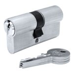 Cylindre f5s4040n nickel 80mm (40 + 40mm) came longue 15mm. avec 3 cl�s serrette. ifam