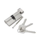 Cylindre de serrure avec 3 cl�s / serrure de porte haute s�curit� 90 mm
