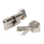 Cylindre de serrure bricard astral bouton l. 30 + 30 mm