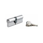 Cylindre de serrure � cl� crant�e ecopro nickel� - 40 x 50 - vari� - thirard - 00007398