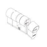 Cylindre vari� � profil europ�en - 30 x 35 mm - d6ps - anti - casse abus