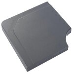 Dalle pour parasol 25 kg béton stacio ardoise hespéride - gris Dalle pour parasol 25 kg béton stacio ardoise hespéride - gris