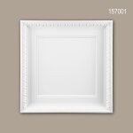 Dalle de plafond 157001 profhome element pour plafond dalle pour mur et plafond style no - empire blanc ...