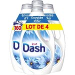 Dash 2en1 lessive liquide, 160 lavages (4 x 40 lavages), envole d'air
