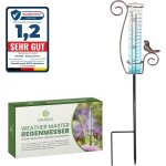 Dass24 pluviomtre pour jardin - verre rsistant au gel - pluviomtre - pluviomtre - positionnement ...