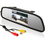Dc 12v 4. 3 couleur tft lcd voiture auto ecran moniteur pour camra de recul magntoscope dvd