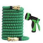 Ddcaqioua� tuyau d'arrosage extensible 30m / 100ft, tuyau arrosage flexible avec pistolet pour jardin, ...