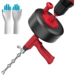Dboucheur canalisation spirale de nettoyage de tuyau 7, 6 m - embout de perage, tambour flexible en ...