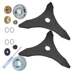Dbroussailleuse en acier au carbone, lame de coupe 10  bery pour ego, carbonpour husqvarna, tondeuses ...