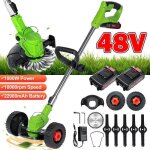 Dbroussailleuse sur roues - ryobi - 1000w - batterie lithium 88v - longueur rglable 90 - 120cm