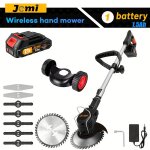 Debroussailleuse tondeuse jardin sans fil, modele: 1 batterie