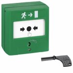 D�clencheur manuel vert pour issue de secours legrand
