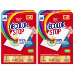 Decolor stop lot de 2 protections couleurs x22 lingettes