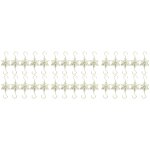 D�cor de bureau 30 pi�ces crochets d'ornement d'arbre de flocon de neige cintres de d�coration crochets ...