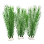 Promotion! d�corations d'aquarium aquarium plantes d'eau vertes artificielles en tissu de soie plastique, ...