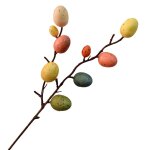 Décorations d'arbre à œufs de pâques colorées, ornements d'œufs de pâques, branche d'œuf de pâques, pics ... Décorations d'arbre à œufs de pâques colorées, ornements d'œufs de pâques, branche d'œuf de pâques, pics ...