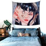 Decoration chambre decoration chambre femme boheme deco tapisserie d'horreur manga japonais, dcoration ...
