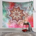 Decoration chambre decoration chambre femme boheme deco tapisserie de mandala nordique, revtement mural ...