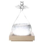 Dcoration innovante en forme d'ange, bouteille en verre avec prvisions mtorologiques, dcoration ...