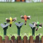 Décoration de jardin en forme d'aile de colibri volant à énergie solaire, bosaid Décoration de jardin en forme d'aile de colibri volant à énergie solaire, bosaid