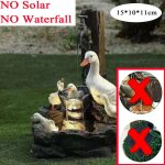 Décoration de jardin en résine a energie solaire avec lumière led, décoration de jardin de simulation ... Décoration de jardin en résine a energie solaire avec lumière led, décoration de jardin de simulation ...