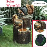 Décoration de jardin en résine a energie solaire avec lumière led, décoration de jardin de simulation ... Décoration de jardin en résine a energie solaire avec lumière led, décoration de jardin de simulation ...