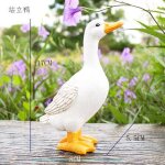 Dcorations de maison en rsine pour jardin extrieur, fontaine de cour, modle de canard d'eau de rotterdam, ...