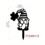 Dcoration de nains en mtal, nain de jardin en mtal, piquets d'ornement de cour adtosgnome pour jardin, ...