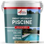 Décoration piscine enduit de cuvelage finition béton ciré arcacim deco barbadine - clair kit de 8 m Décoration piscine enduit de cuvelage finition béton ciré arcacim deco barbadine - clair kit de 8 m