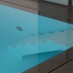 D�coration piscine enduit de cuvelage finition b�ton cir� arcacim deco creme ivoire kit de 8 m