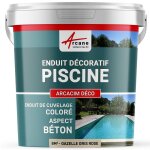Dcoration piscine enduit de cuvelage finition bton cir arcacim deco gazelle - gris rose kit de 8 m ...