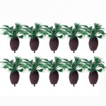Dcorations en plastique pour bricolage, 10 pices, ornements pour la maison, faux cocotiers, sable, ...
