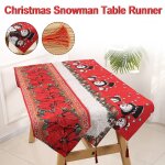 D�coration de table de no�l 71x13 pouces, nappe 2022, chemin de table pour le nouvel an