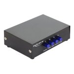 Delock switch audio / video 4 port manual bidirectional - commutateur vid�o / audio - 4 x vid�o / audio ...