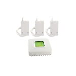 Delta dore pack chauffage connect� avec 3 r�cepteurs rf 6600 fp