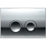 Delta25 - plaque de d�clenchement, chrome brillant 115. 125. 21. 5 - geberit